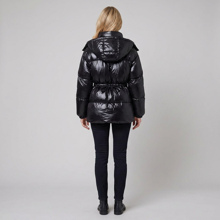 Chloe puffer black back