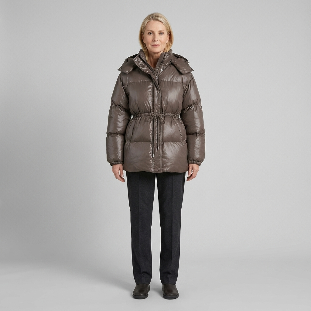 Chloe puffer brown front