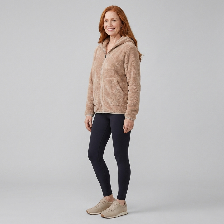 Aspen fleece beige side