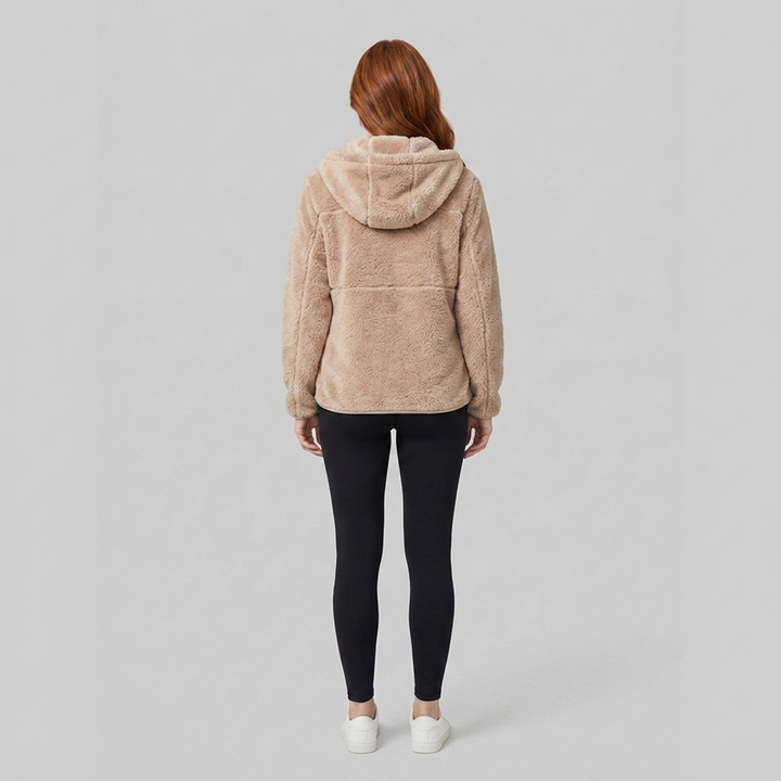 Aspen fleece beige back
