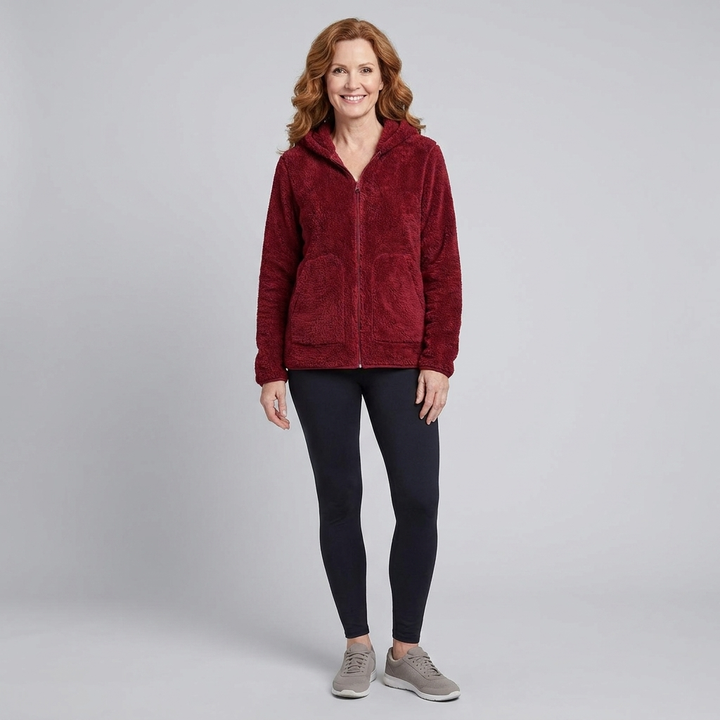 Aspen fleece red front