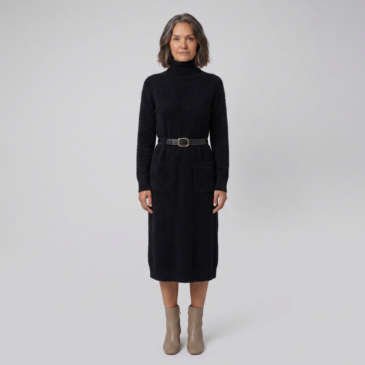 Winter Luxe Midi black front