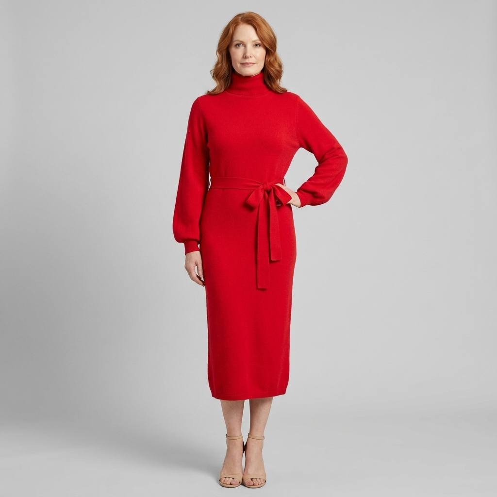Isabella dress red front