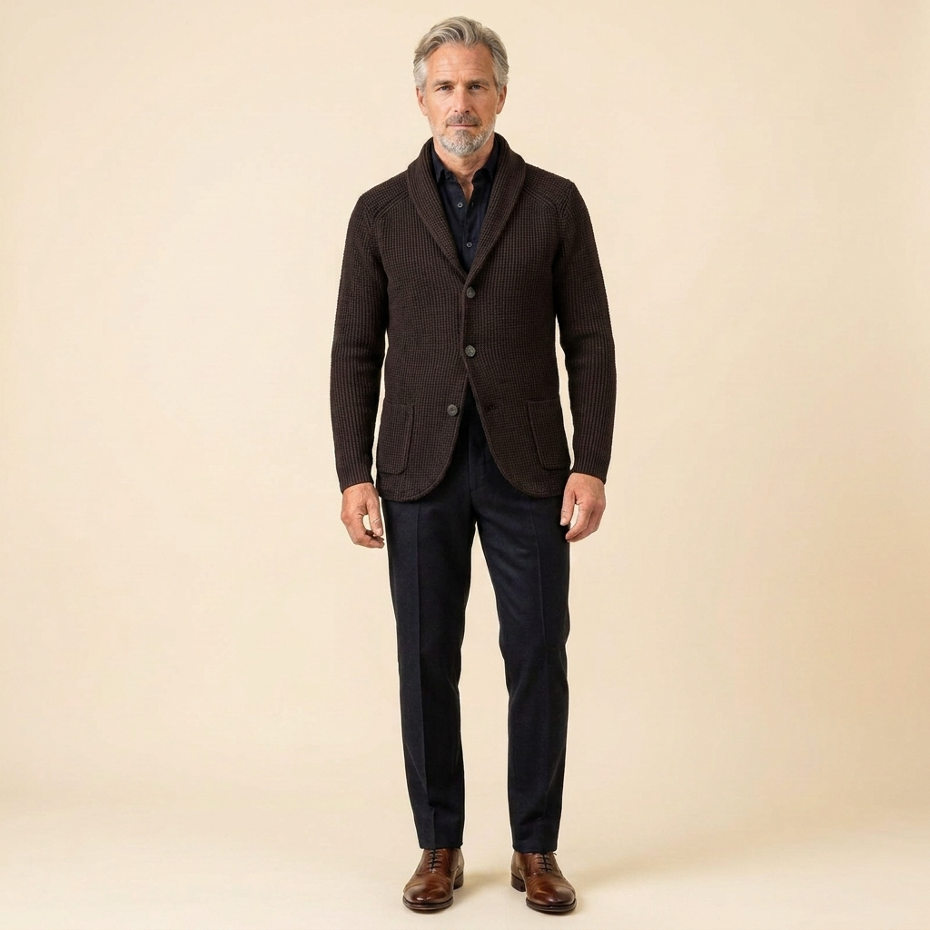 Cardigan dark brown