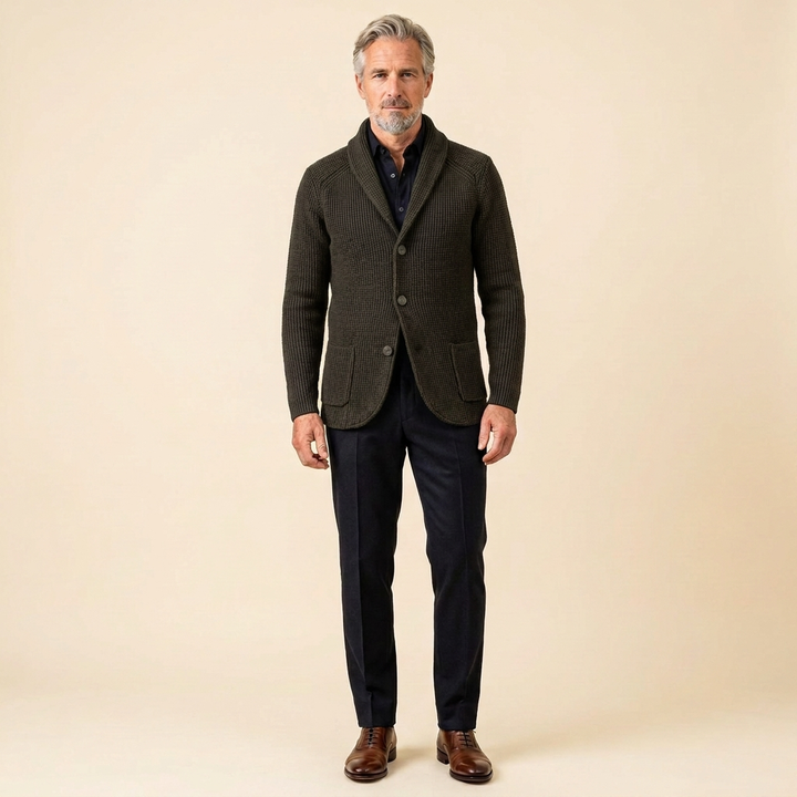 Cardigan dark green