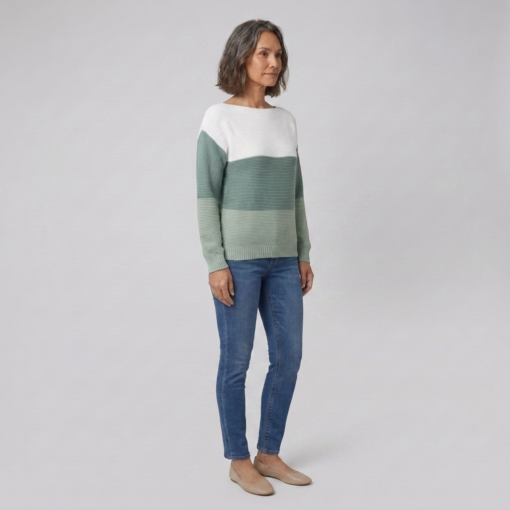 Theresa sweater green side