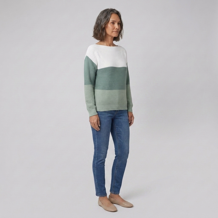 Theresa sweater green side