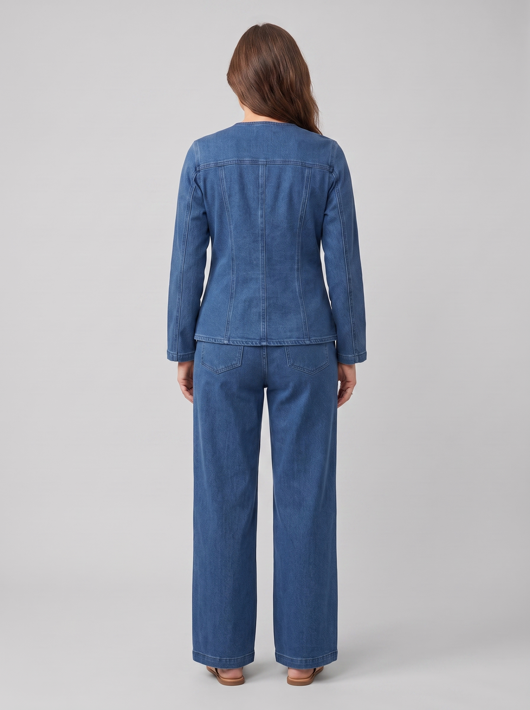 Isabelle denim set back view