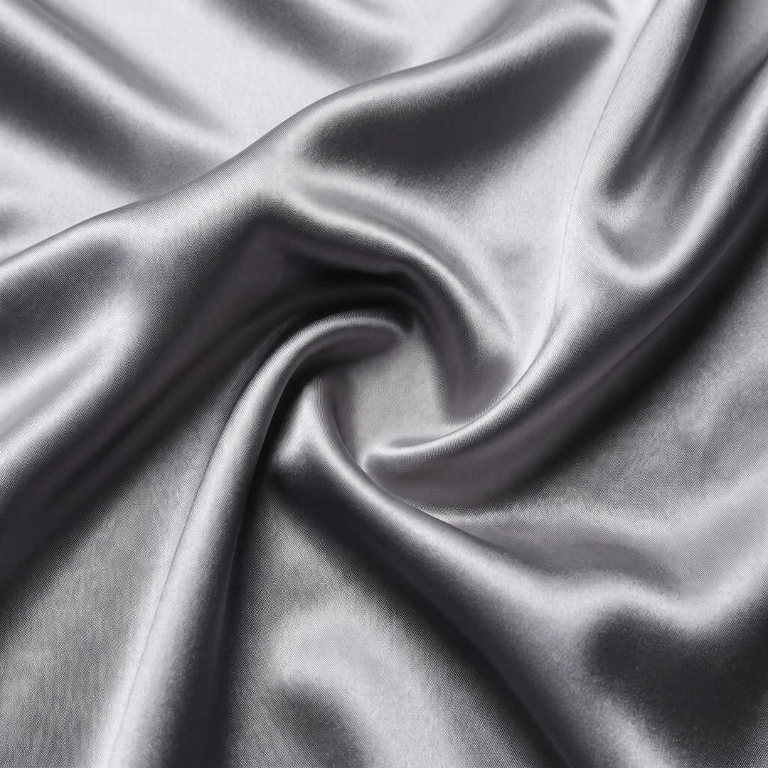 Luna satin fabric detail