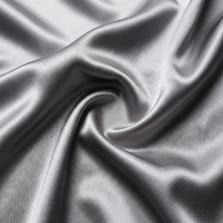 Luna satin fabric detail