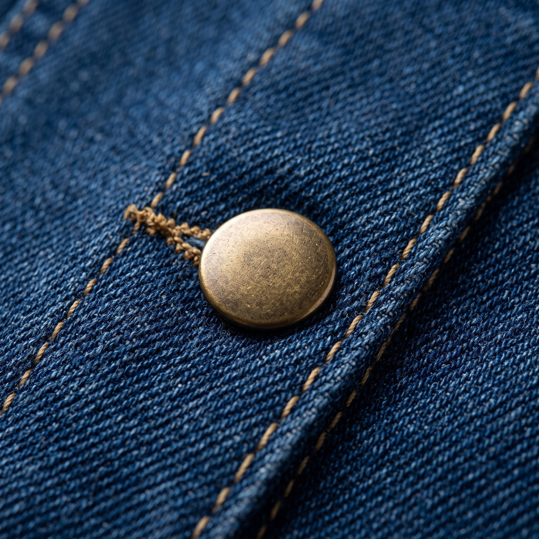 Denim fabric detail