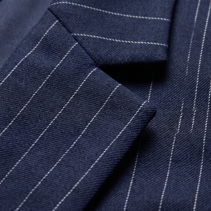 Pinstripe fabric detail