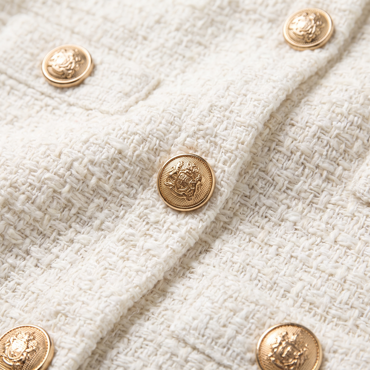 Tweed fabric detail
