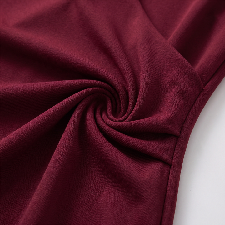 Ruched jersey fabric detail
