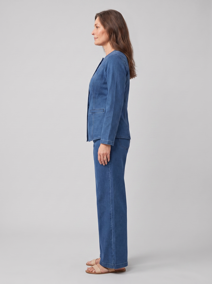 Isabelle denim set side view