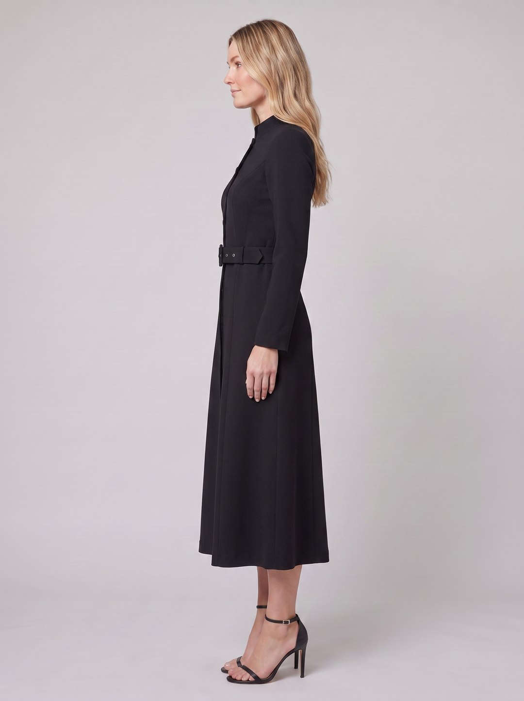 Nina A-line dress side view