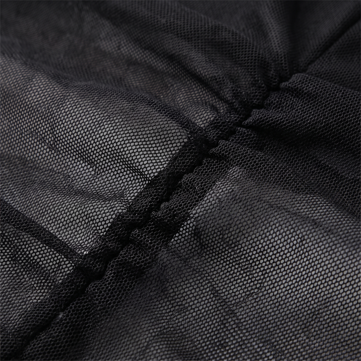 Vitre black mesh fabric detail