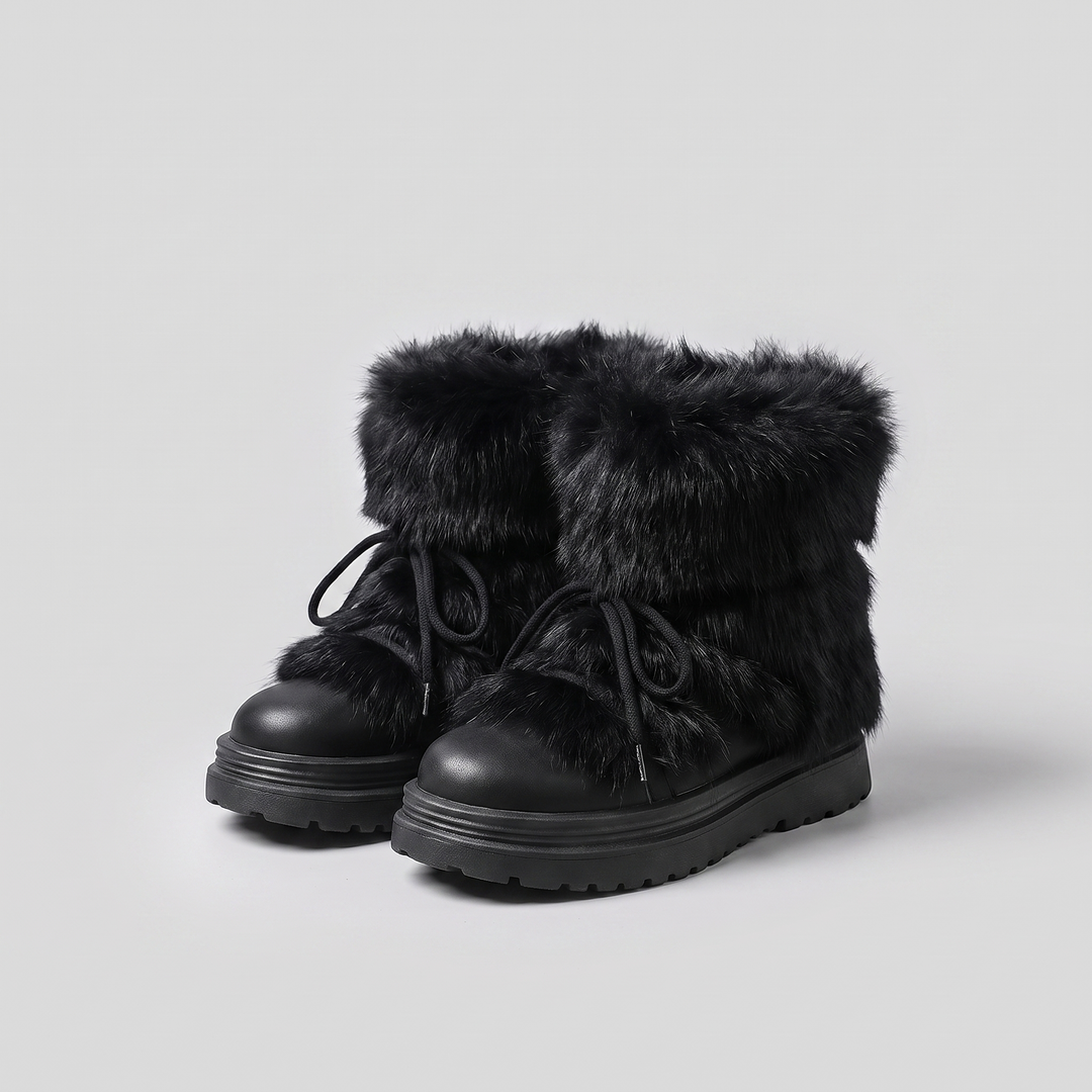 Aspen fur boots pair
