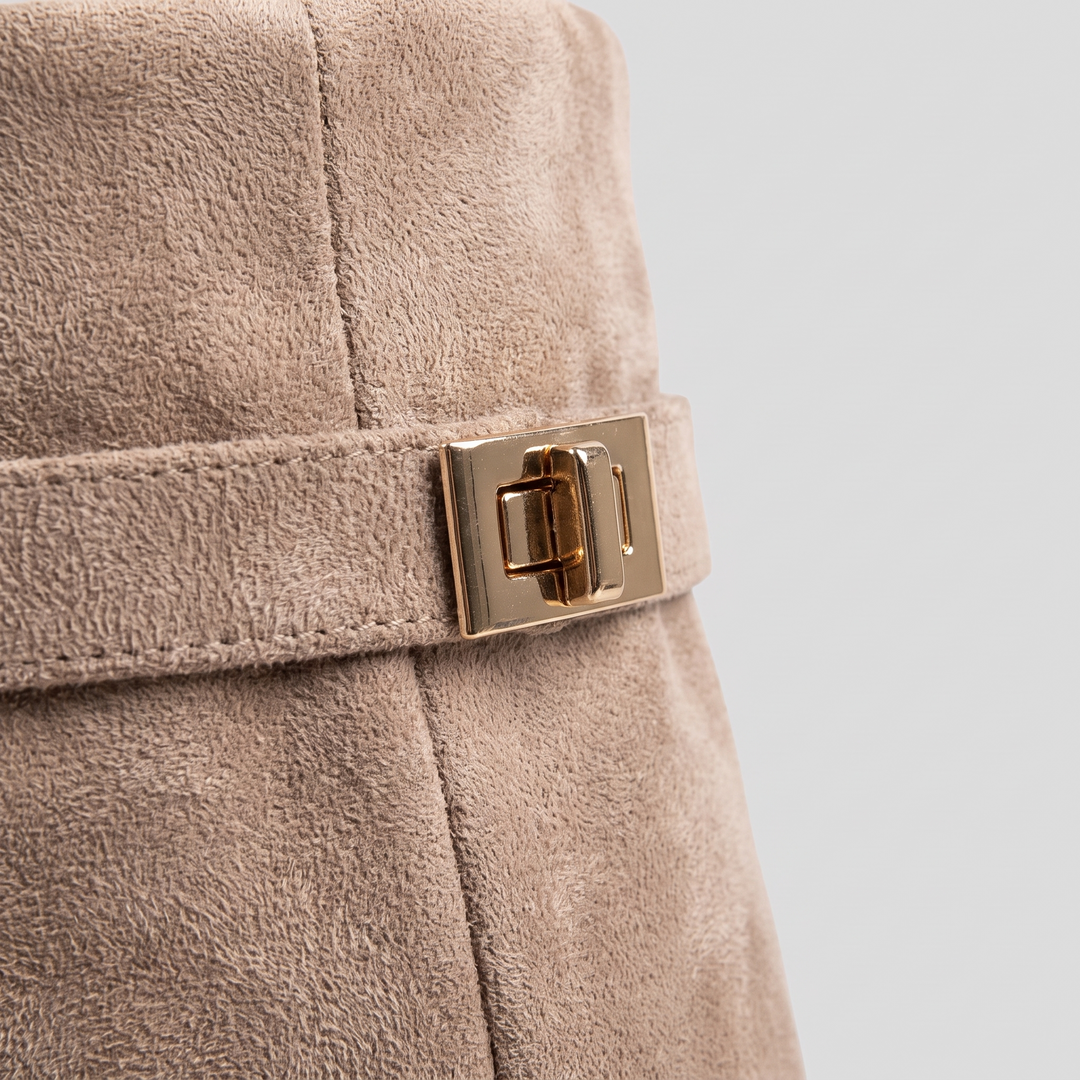 Hanna suede buckle detail
