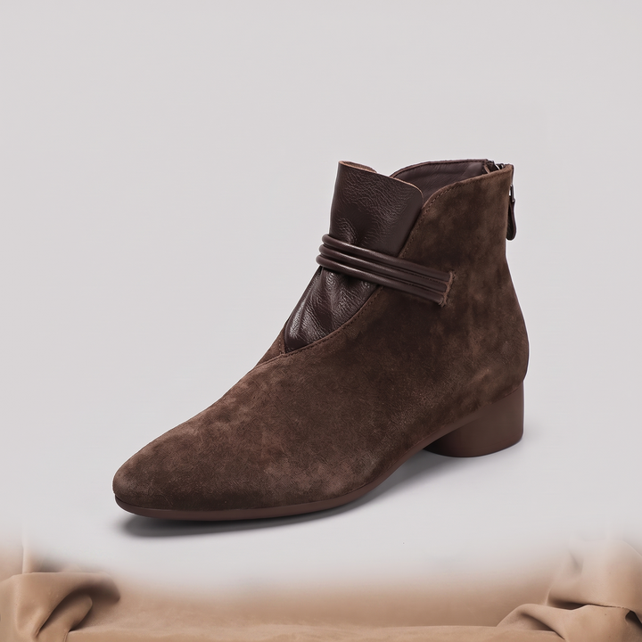 Verona pointed-toe boot coffee