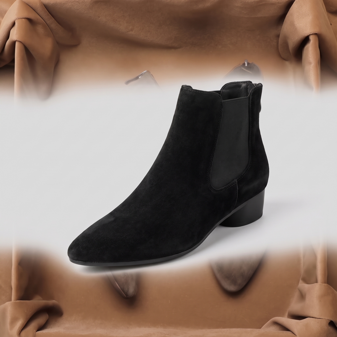 Verona pointed-toe boot black