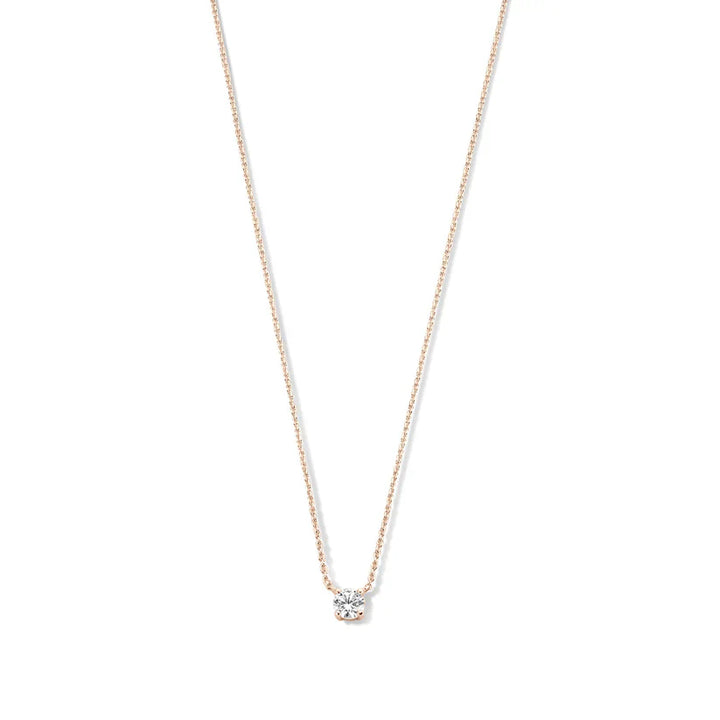 Clea Moissanite Necklace featuring a stunning, sparkling moissanite pendant set in a sleek, elegant design, perfect for adding a touch of timeless - 4