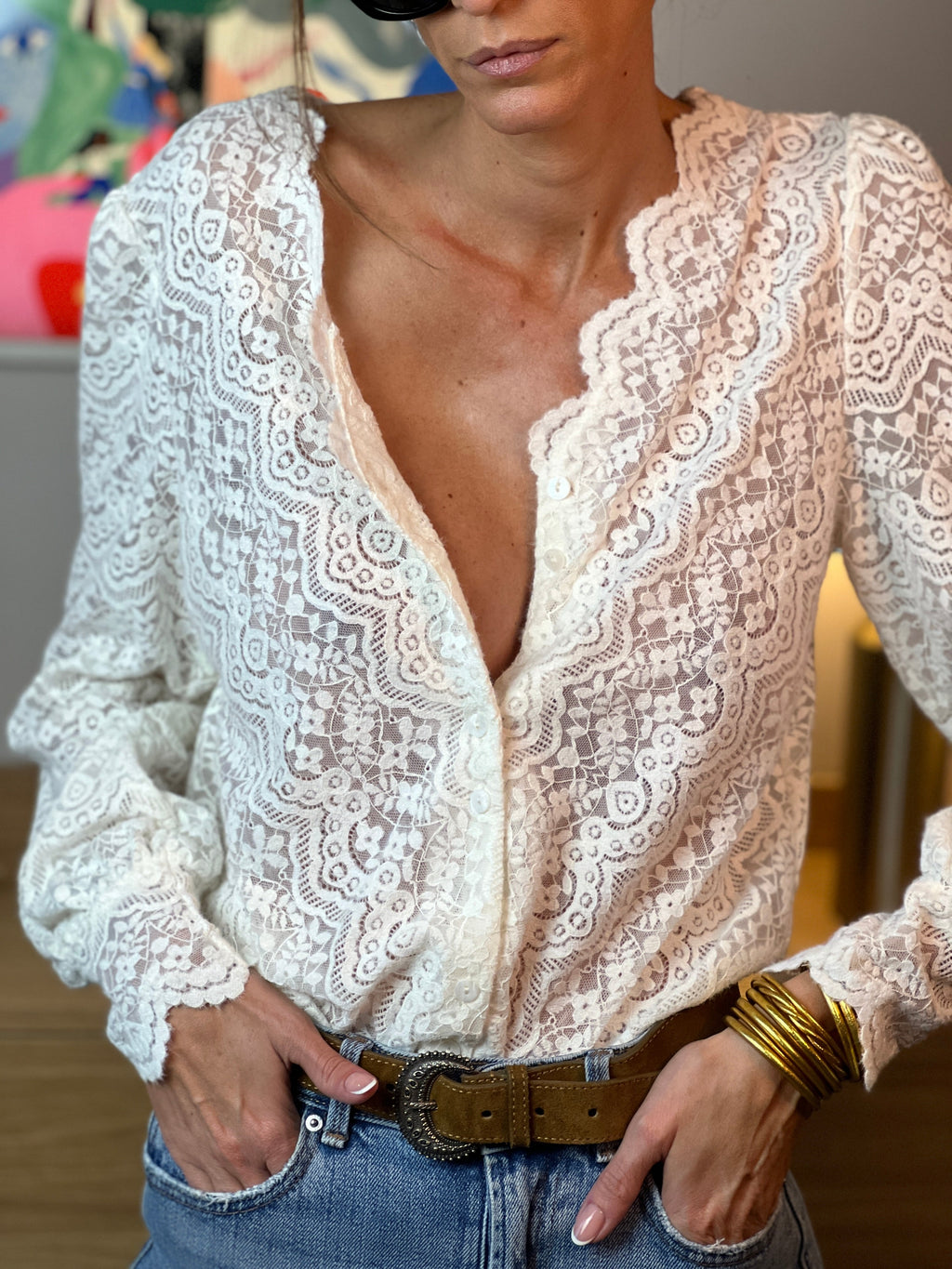 Britney | Knit Blouse