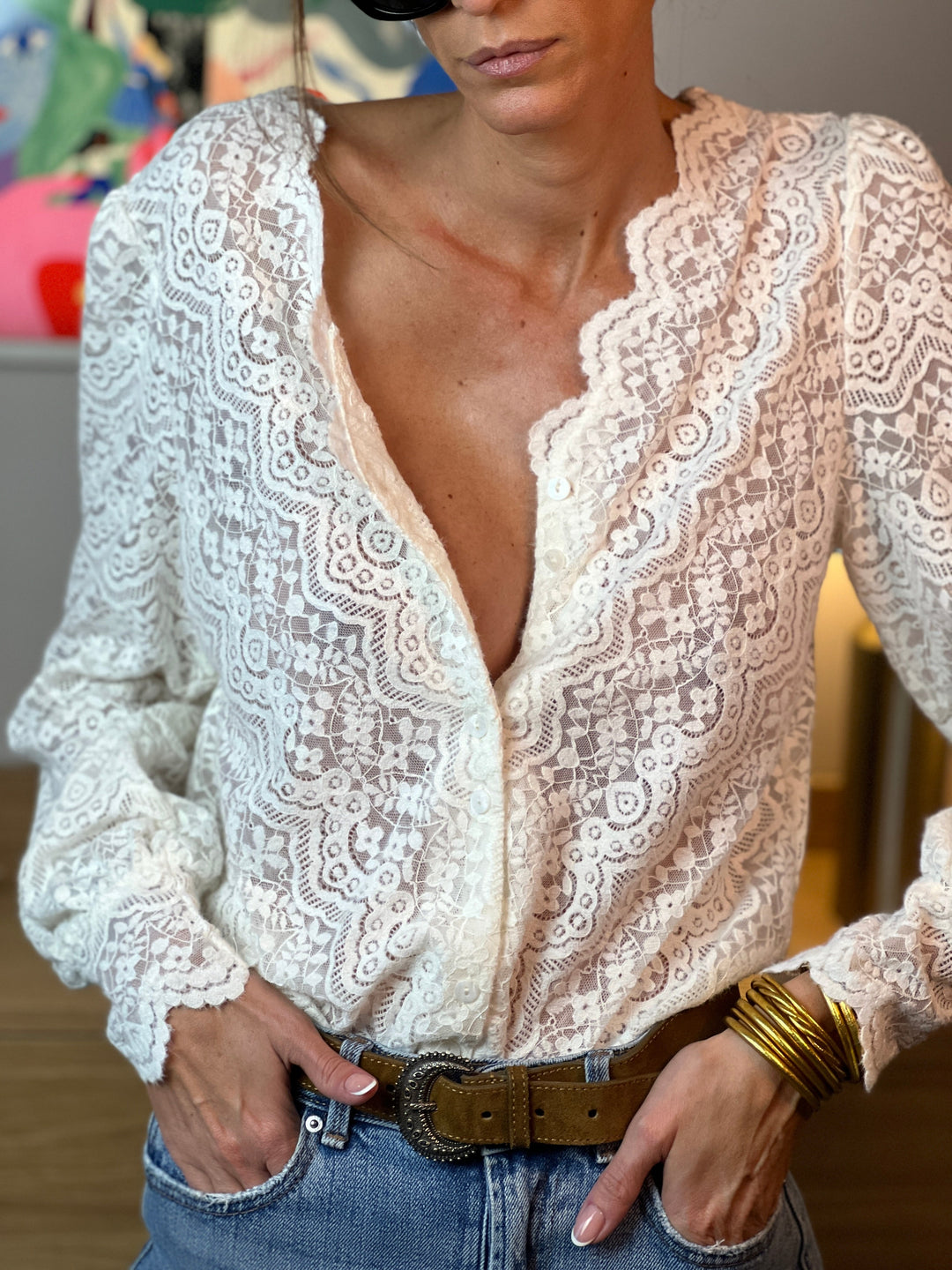 Britney | Knit Blouse