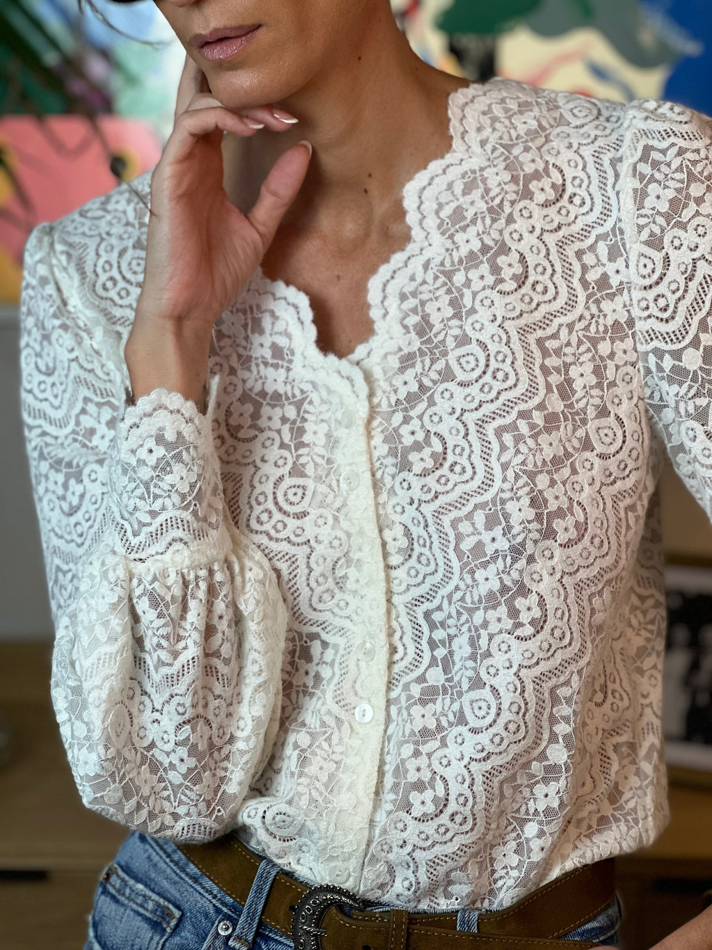 Britney | Knit Blouse