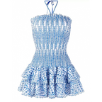 Dahlia | Smocked Strapless Mini Dress