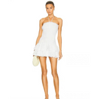 Dahlia | Smocked Strapless Mini Dress