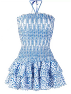 Dahlia | Smocked Strapless Mini Dress