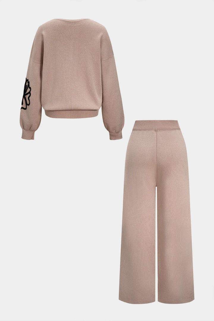 Jenna | Top and Pants Set Flower