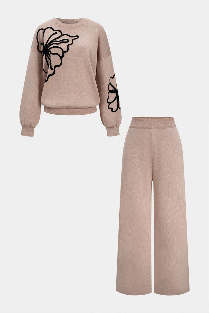 Jenna | Top and Pants Set Flower