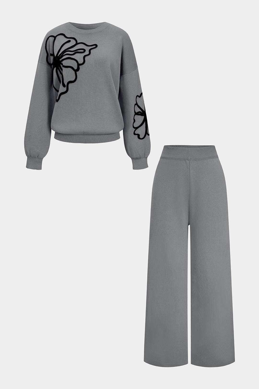 Jenna | Top and Pants Set Flower