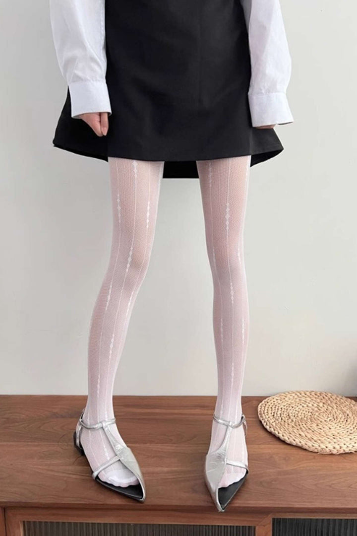 June | Line Sheer Tights