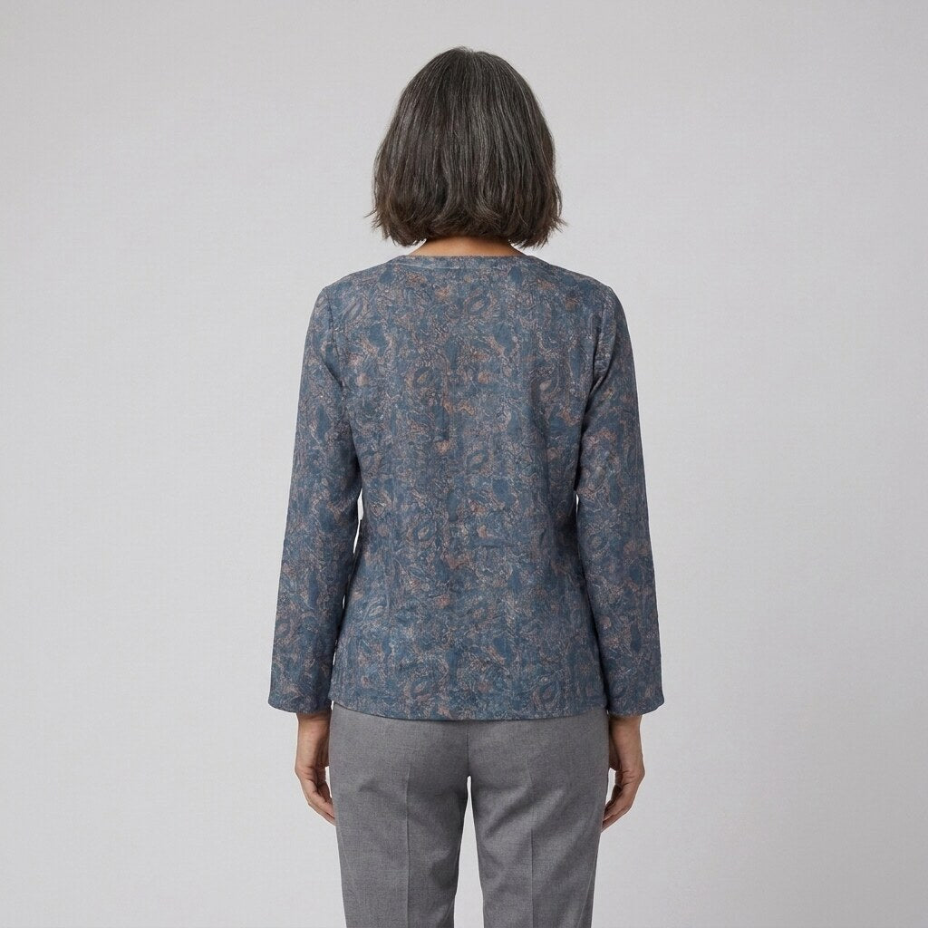 Kairo crosswrap blouse back