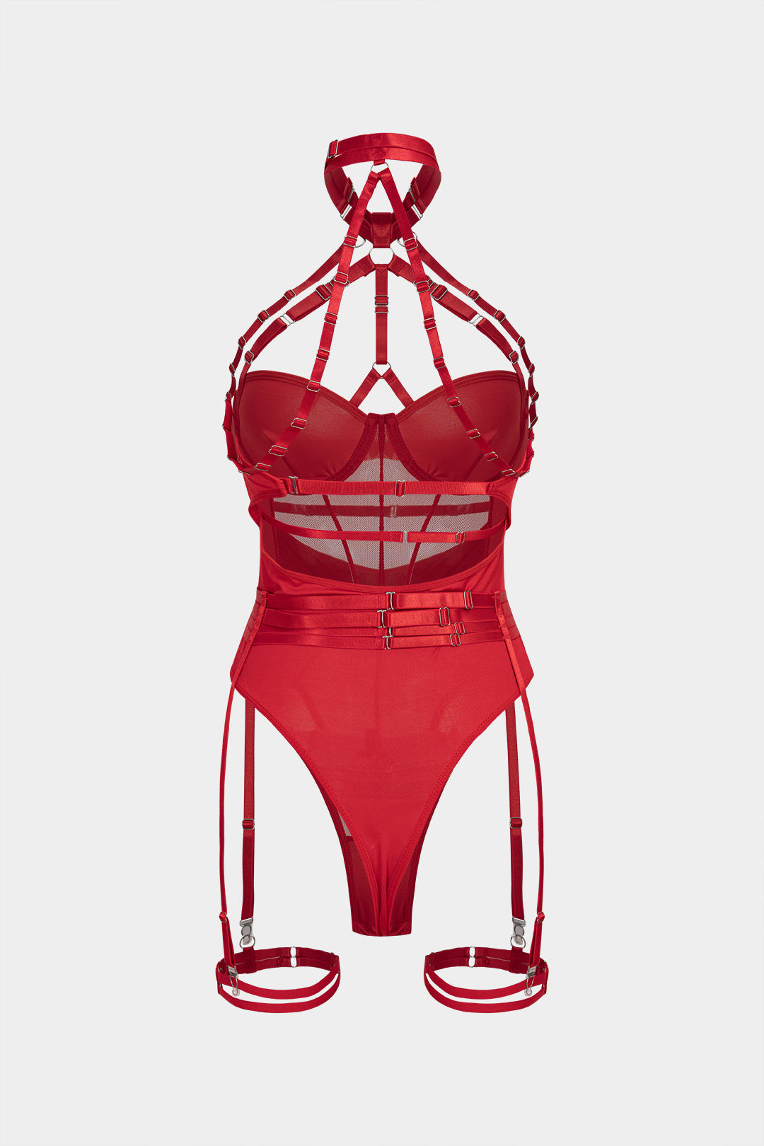 Lea | Backless Lingerie Garter Set