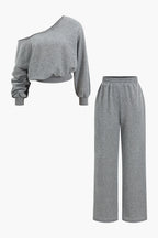 Lona | Asymmetric Top And Pants Set