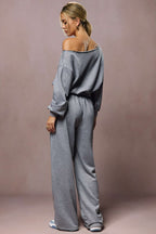 Lona | Asymmetric Top And Pants Set