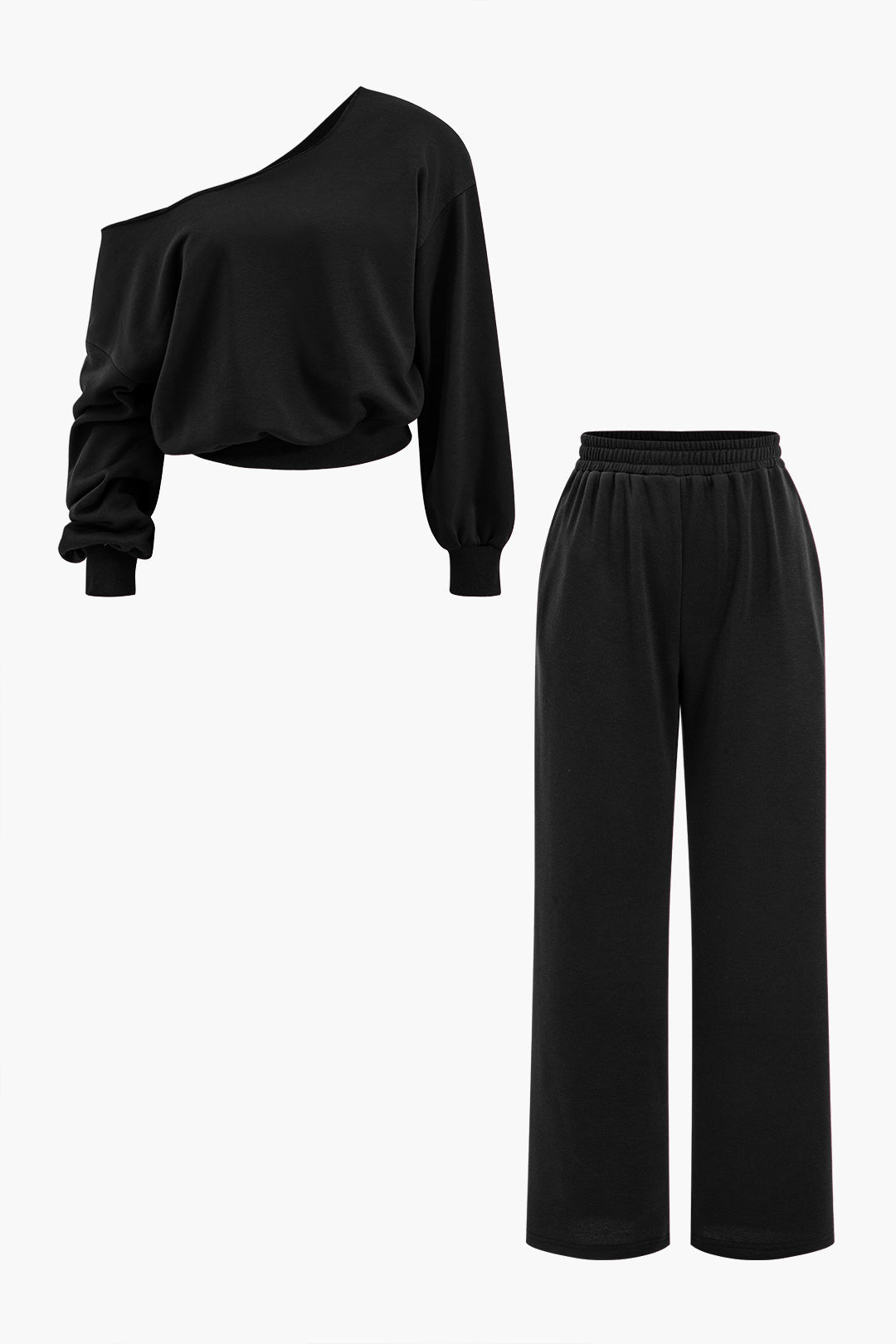 Lona | Asymmetric Top And Pants Set