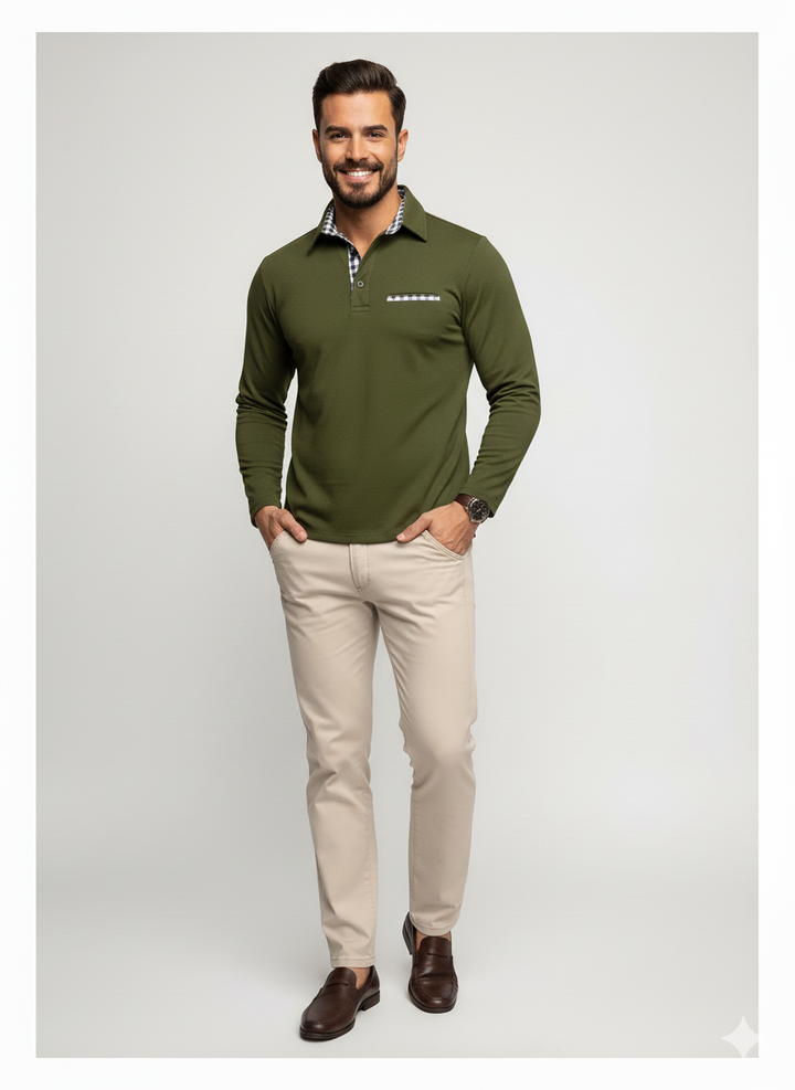 Lorance | Long-Sleeve Polo