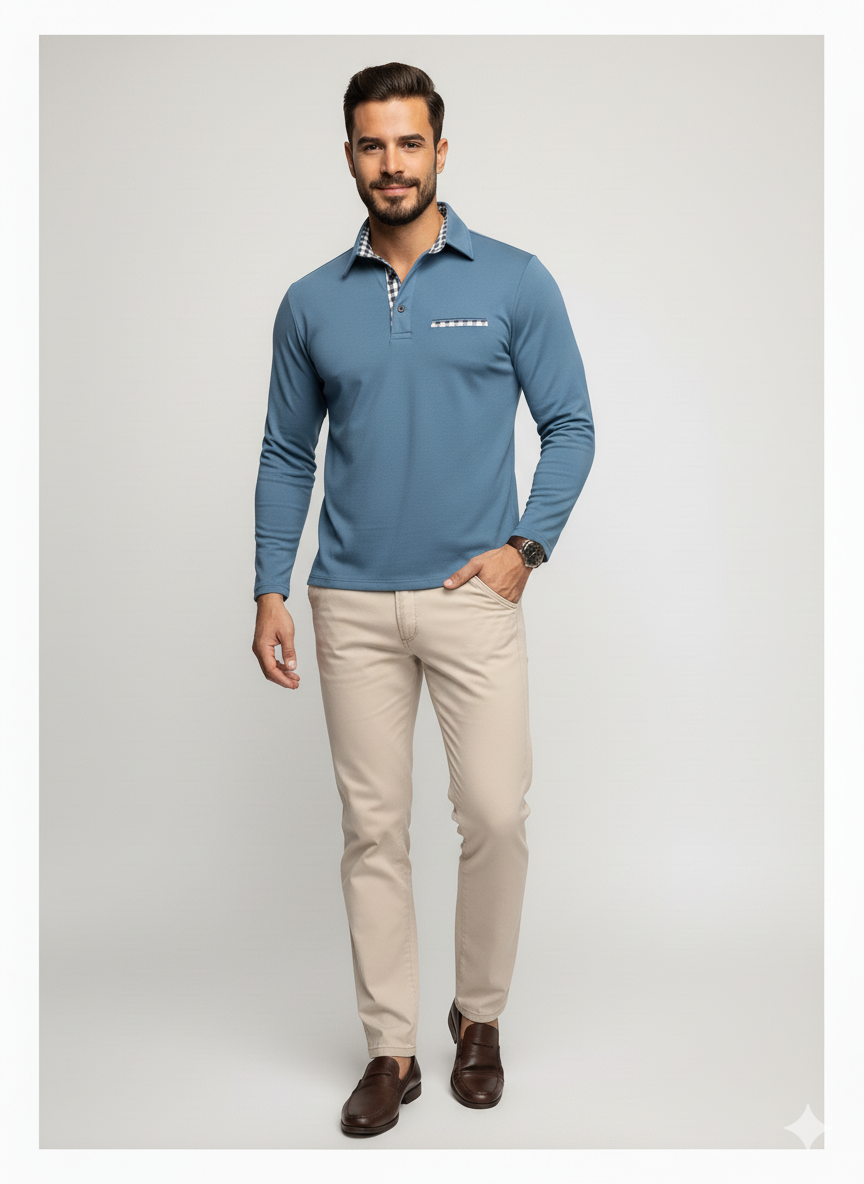 Lorance | Long-Sleeve Polo