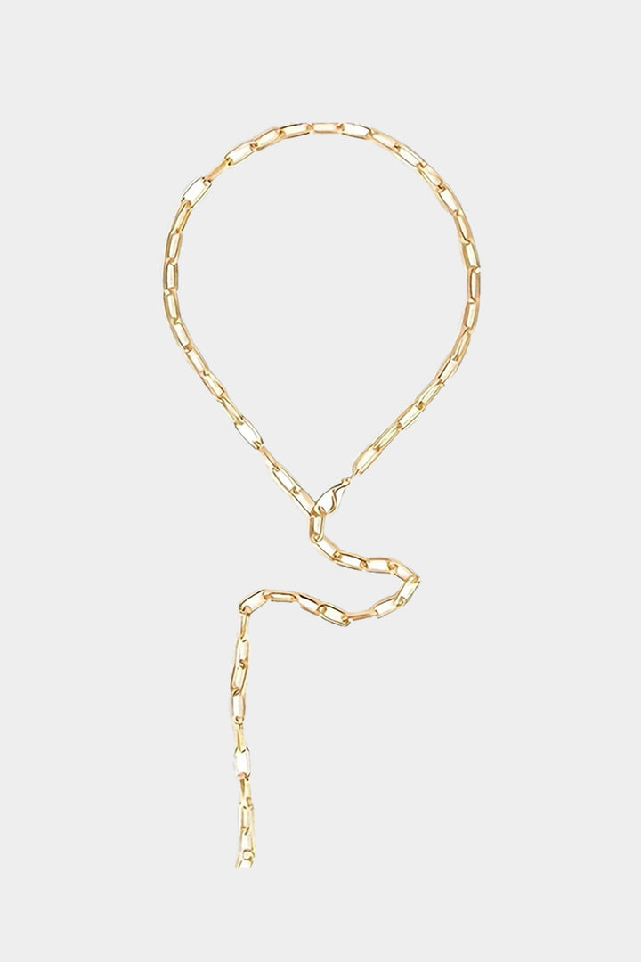 Luxe body chain jewelry made from durable alloy featuring an adjustable design, perfect for enhancing any outfit with elegance and style. - 2