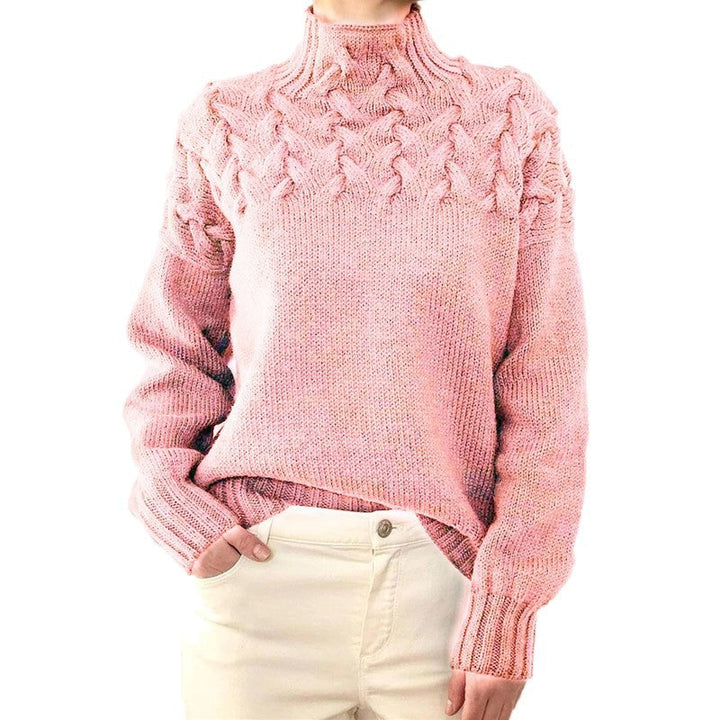 Women's Knit Turtleneck Sweater, 14 Colours, Fitted, Layering Piece
