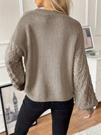 Trellis | Diamond Knit Pullover