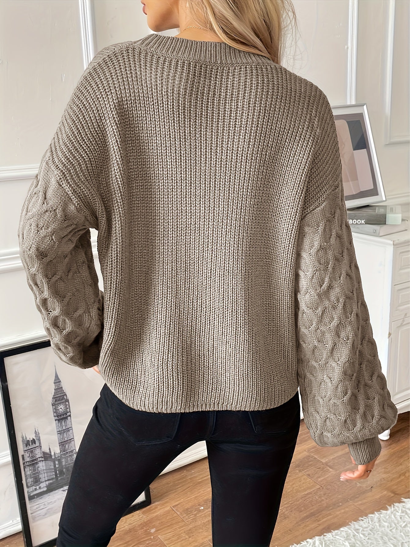Trellis | Diamond Knit Pullover