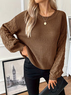 Trellis | Diamond Knit Pullover
