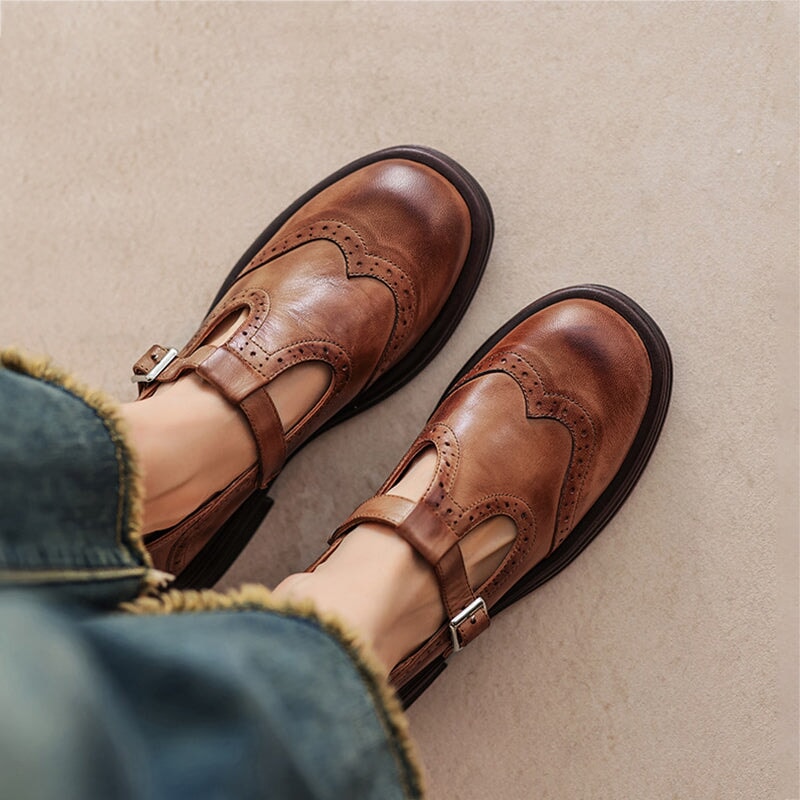 Vera Black Loafers for Women | Premium Cow Leather, Comfortable Fit - 1