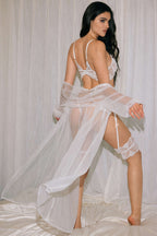 Maya | Belted Slip Lingerie Garter Set